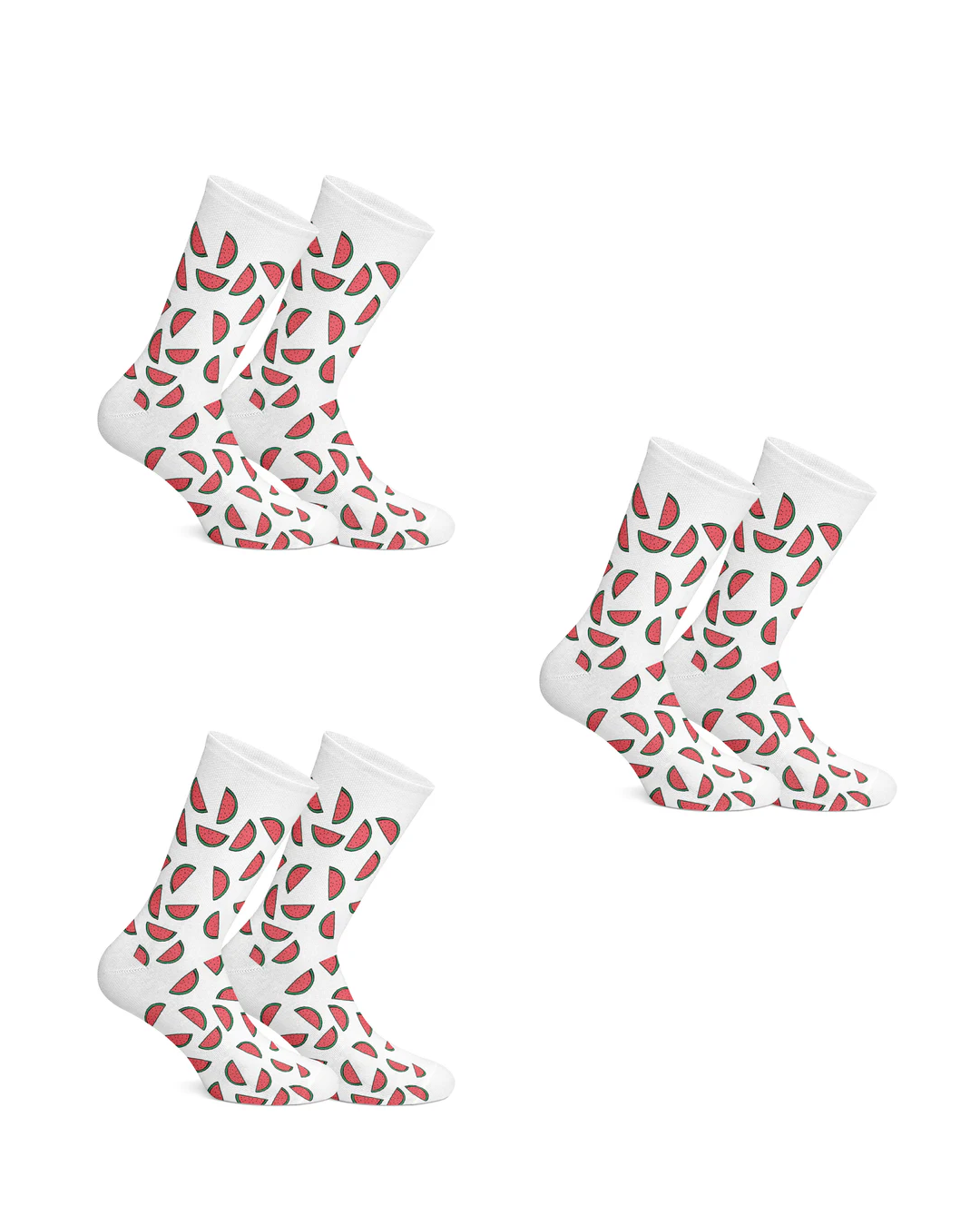 Set 3 of Watermelon White