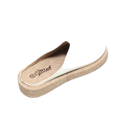 Flocked Leather Slipper