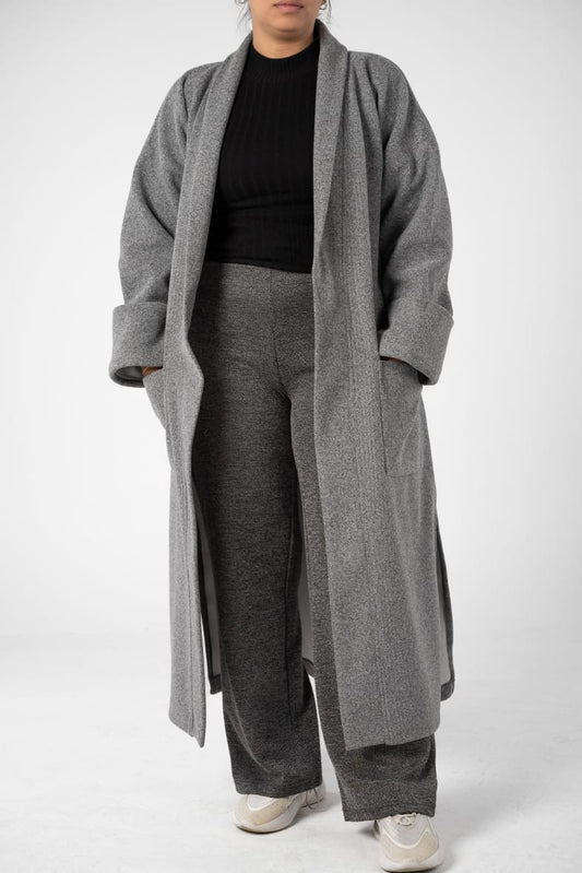 Grey Wool cardigan