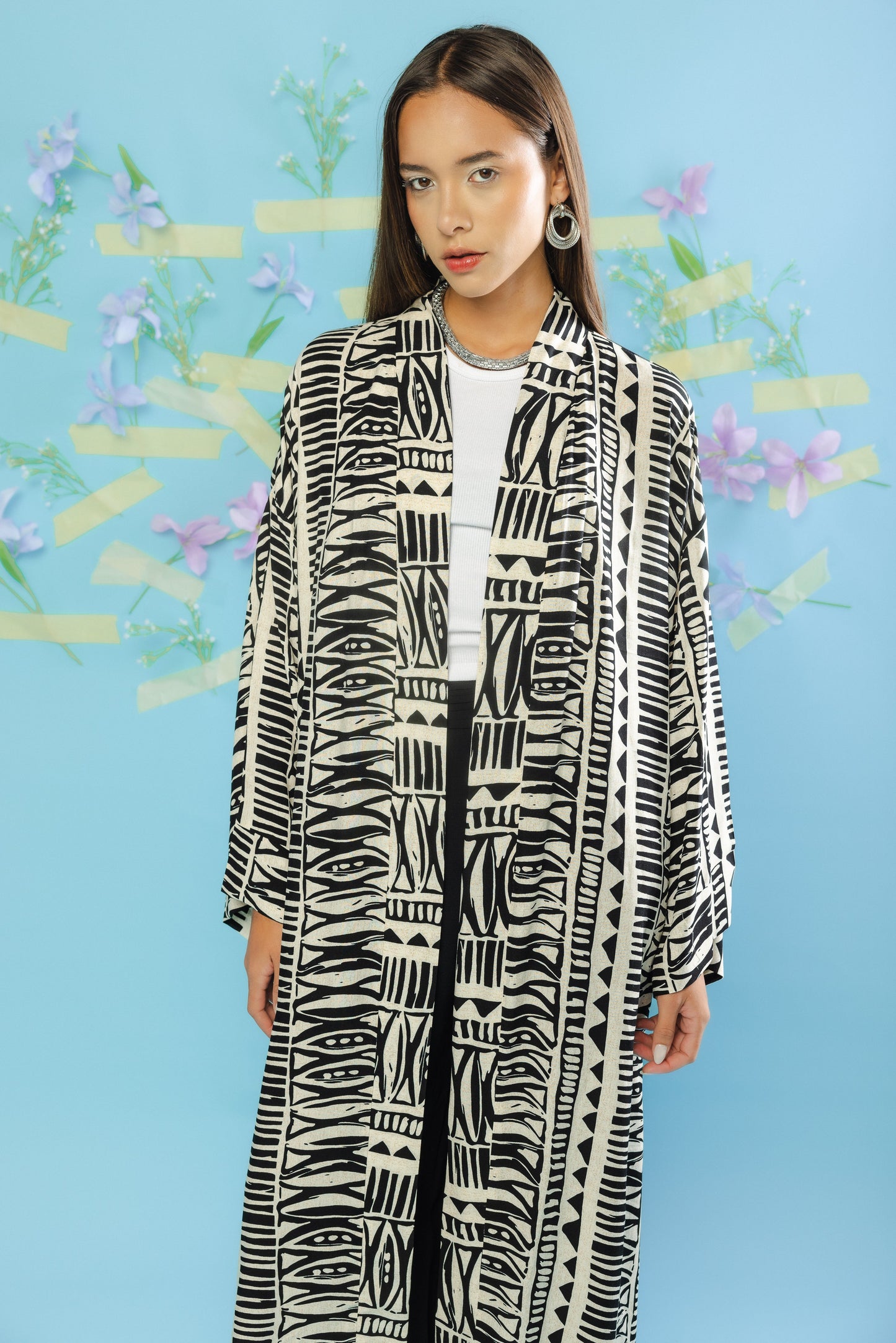 Viscose Kaya Kimono - Multicolor