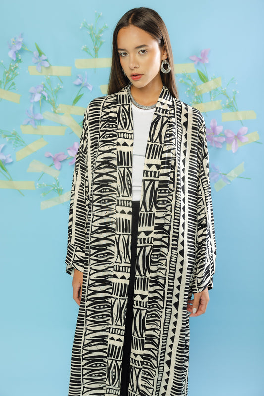 Viscose Kaya Kimono - Multicolor