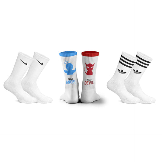 Cotton Crew Socks – Set Of 3