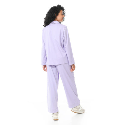 Long Sleeve S.J Pajama - Lavender