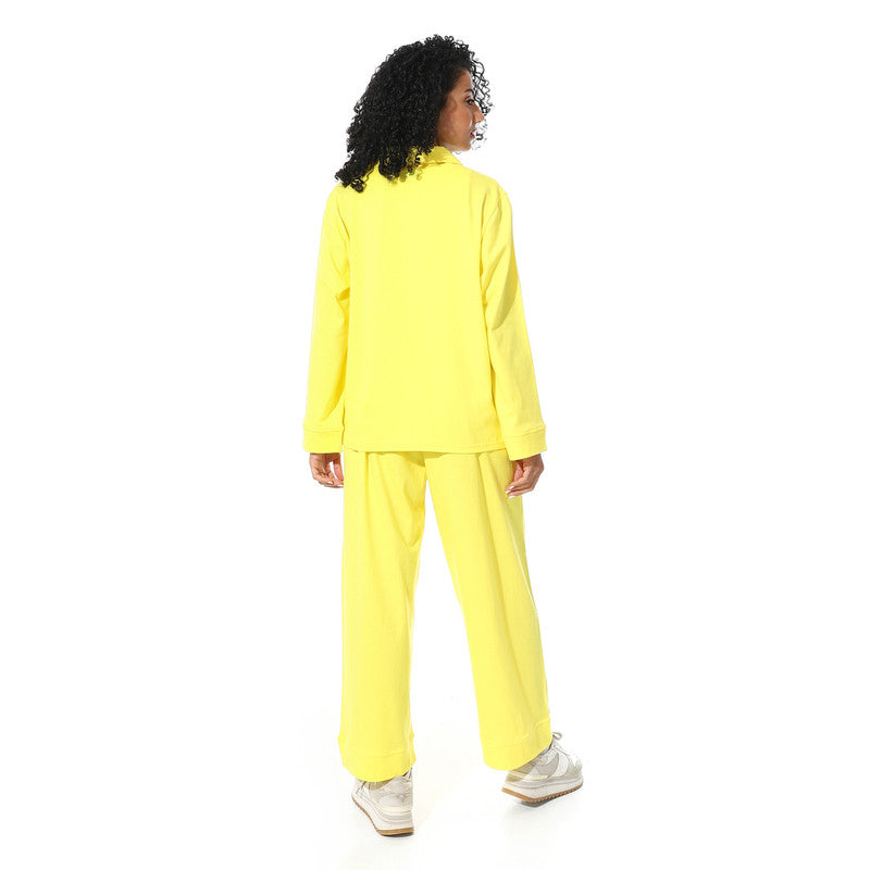 Long Sleeve S.J Pajama - Yellow