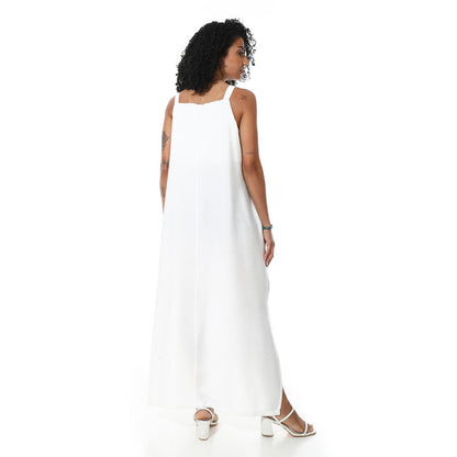 Lenin Sleeveless Dress - Off White