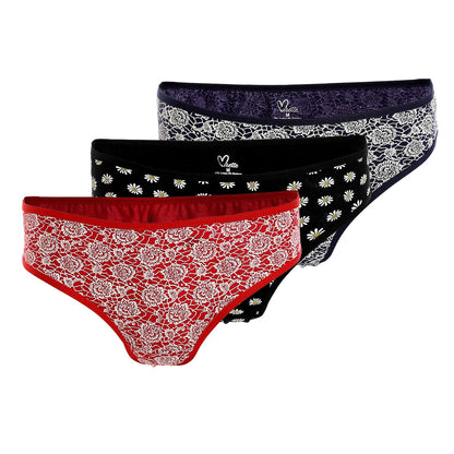 "Mirette" Printed Bikini Panties