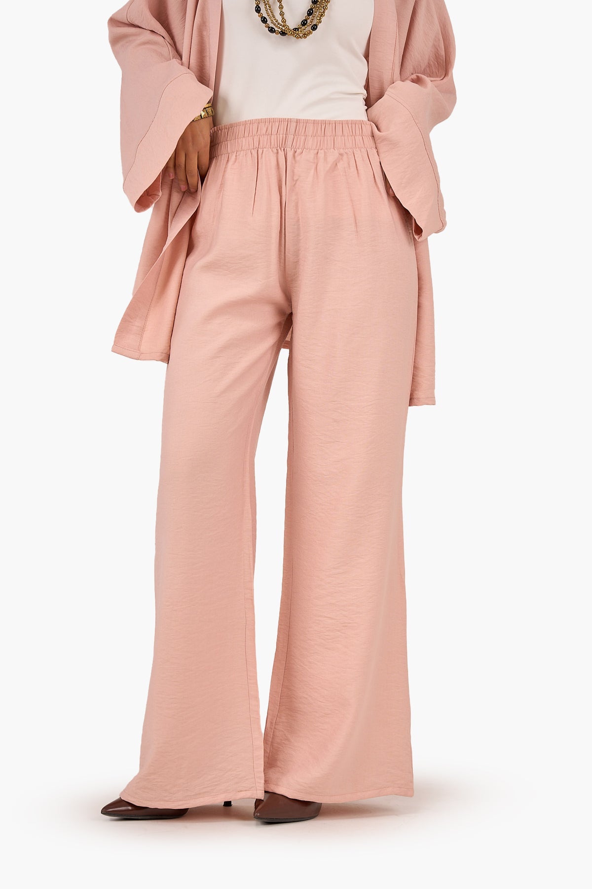 High Waist Straight Cut Pants