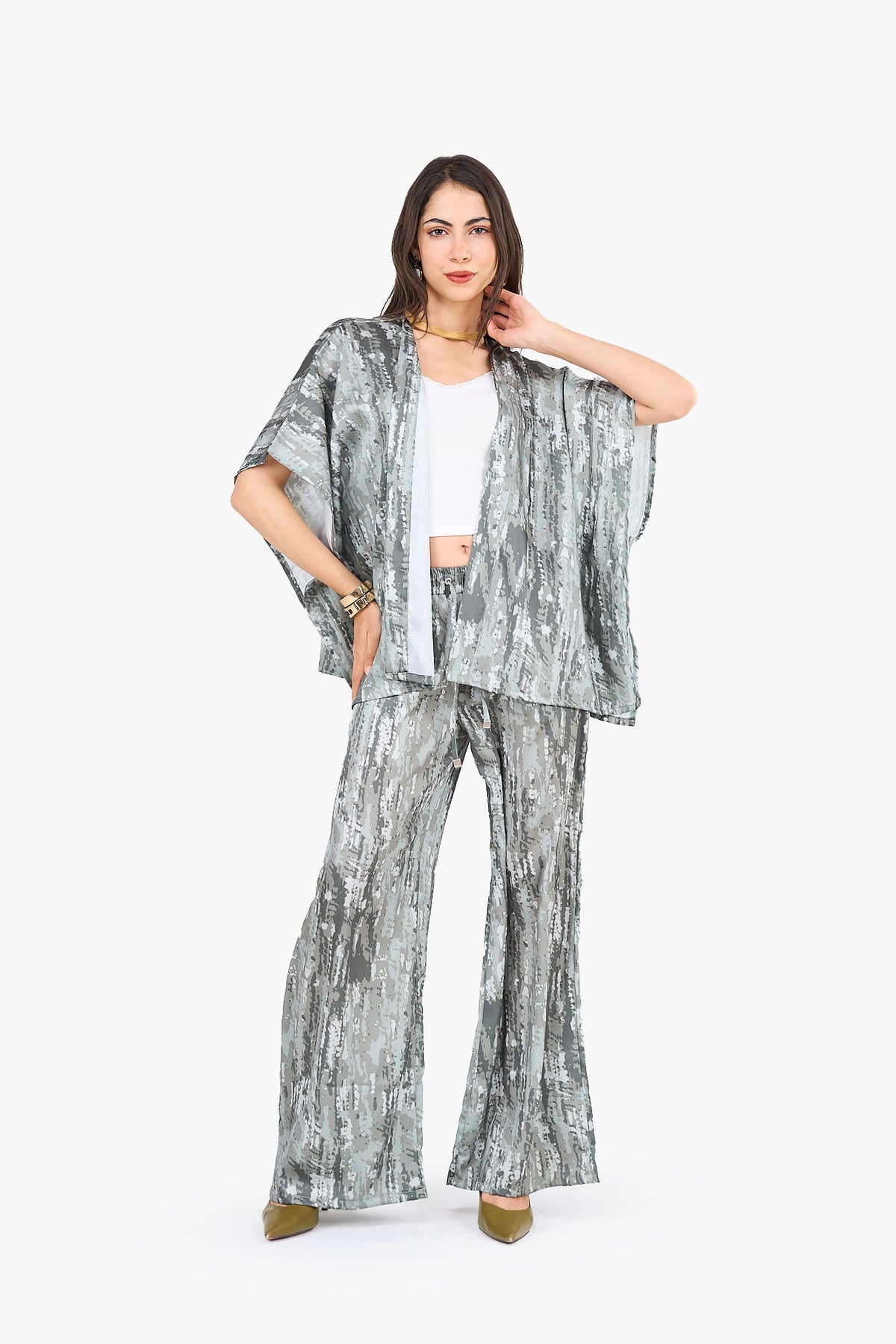 Effortless Printed Kimono