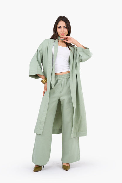 Timeless Midi-Length Kimono