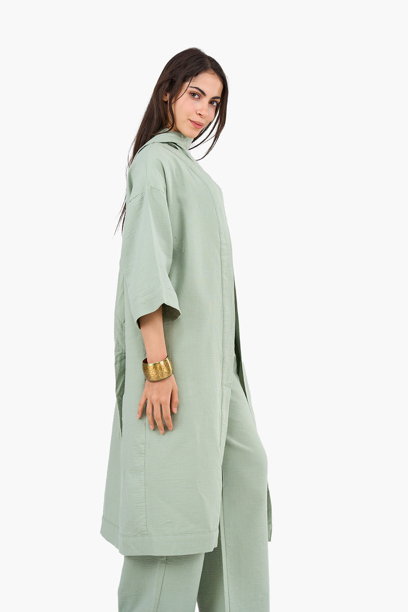 Timeless Midi-Length Kimono