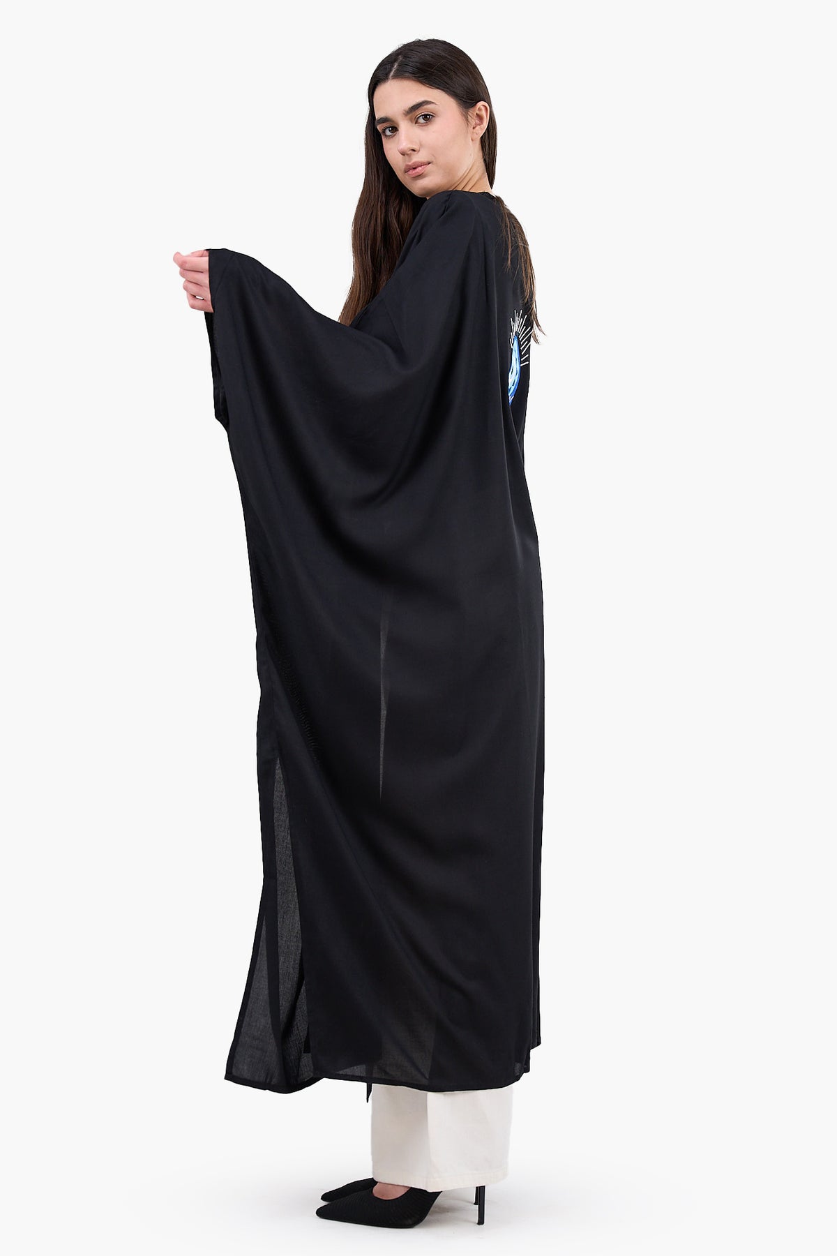 Maxi Kimono with Embroidery