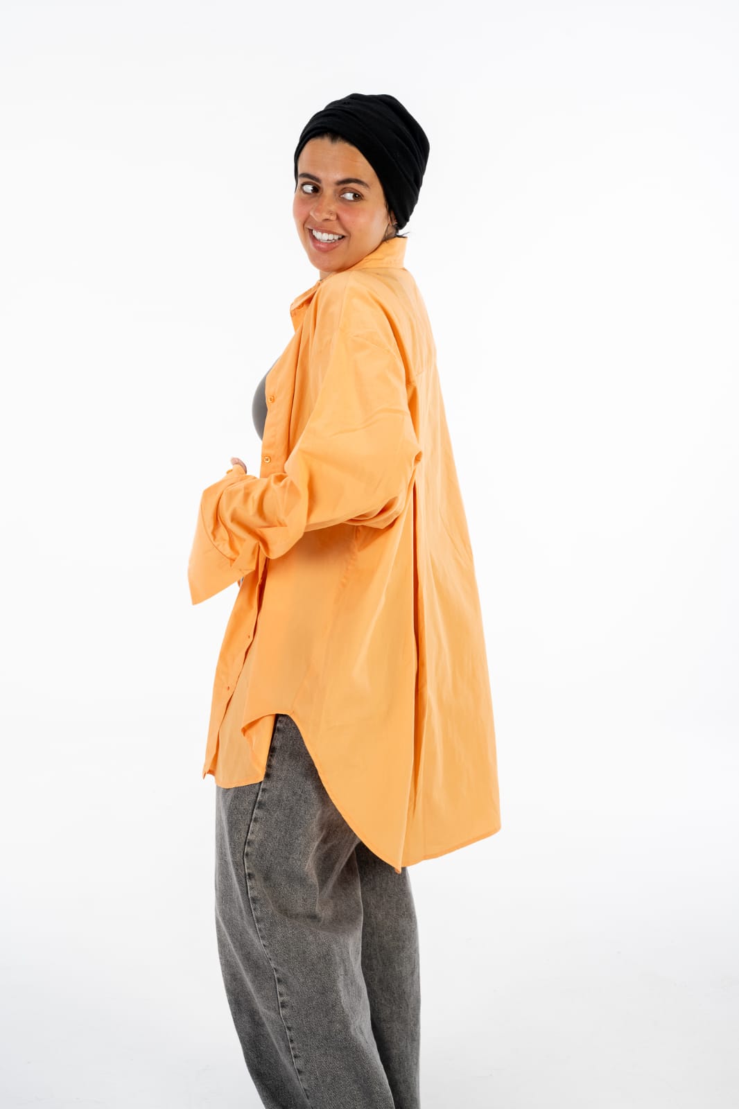 Essential Oversized Shirt - Orange  - AZ-OSH-OR