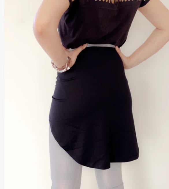 Flex Cover Active Wrap Skirt - Black