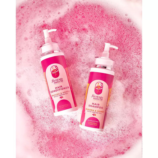 Flamingo natural Argan Banana& Honey Shampoo