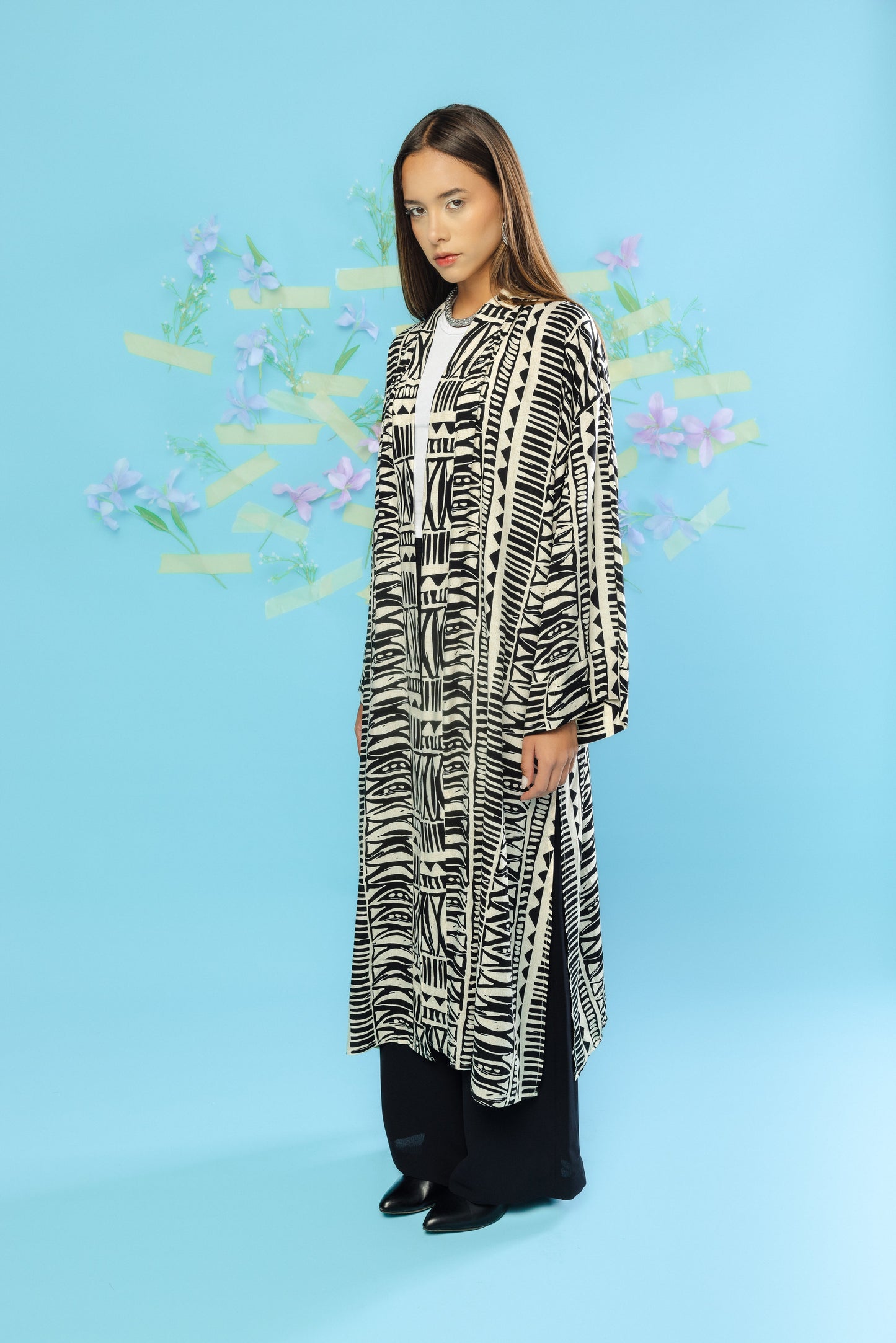 Viscose Kaya Kimono - Multicolor