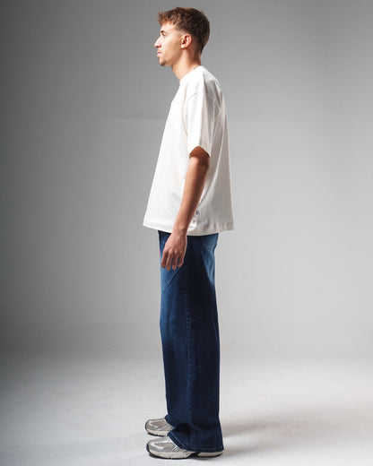 018 Oversized Jeans Dark Blue