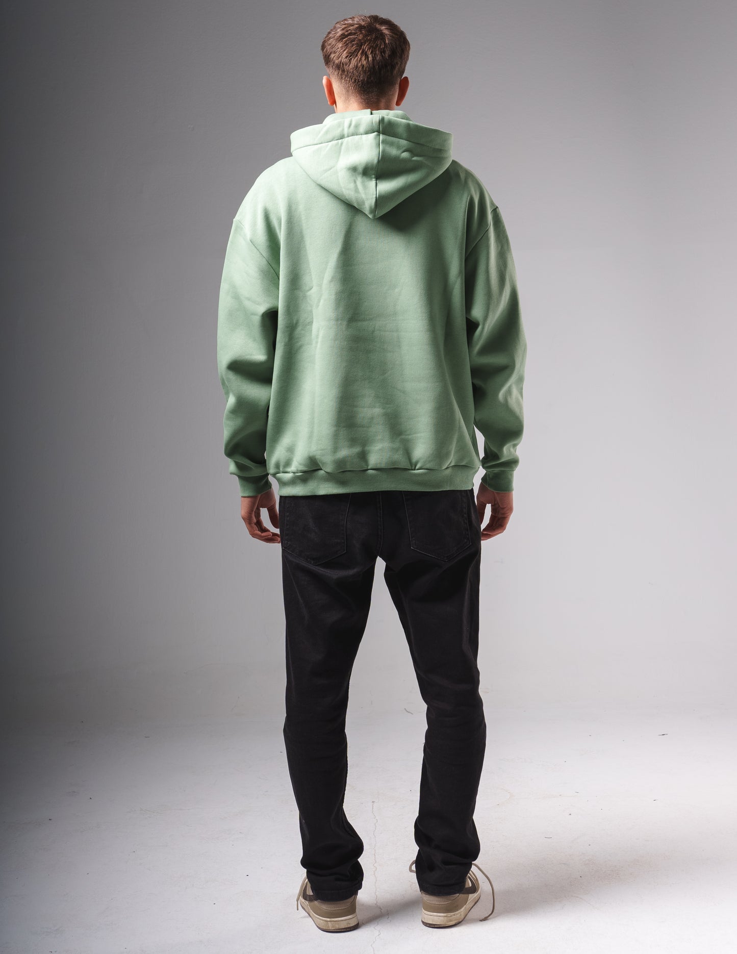 Unisex Mint Green Hoodie- 100% Cotton