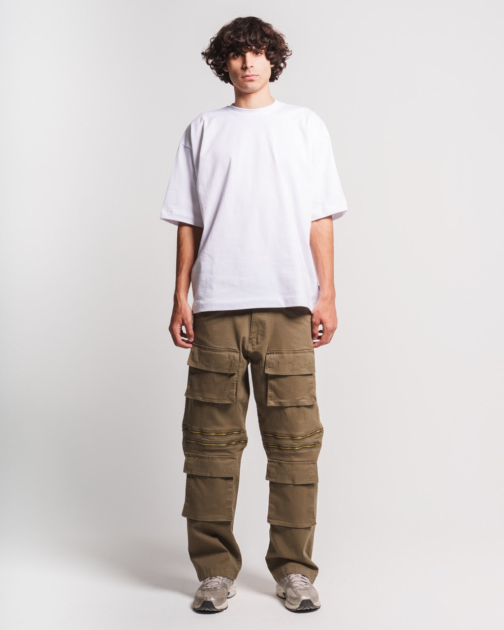 Cotton Cargo Pants – Khaki