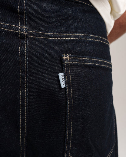 Denim Raw Shorts – Black