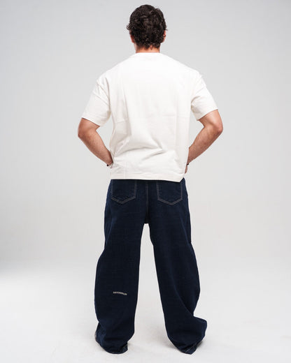 Denim Super Baggy Fit Jeans - Dark Navy