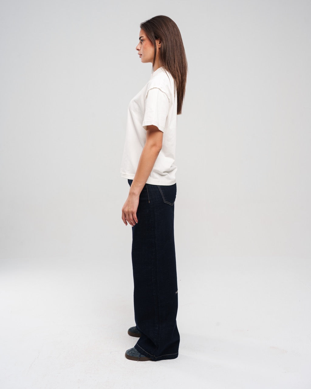 Denim Super Baggy Fit Jeans - Dark Navy