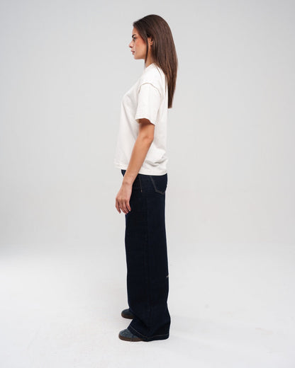 Denim Super Baggy Fit Jeans - Dark Navy