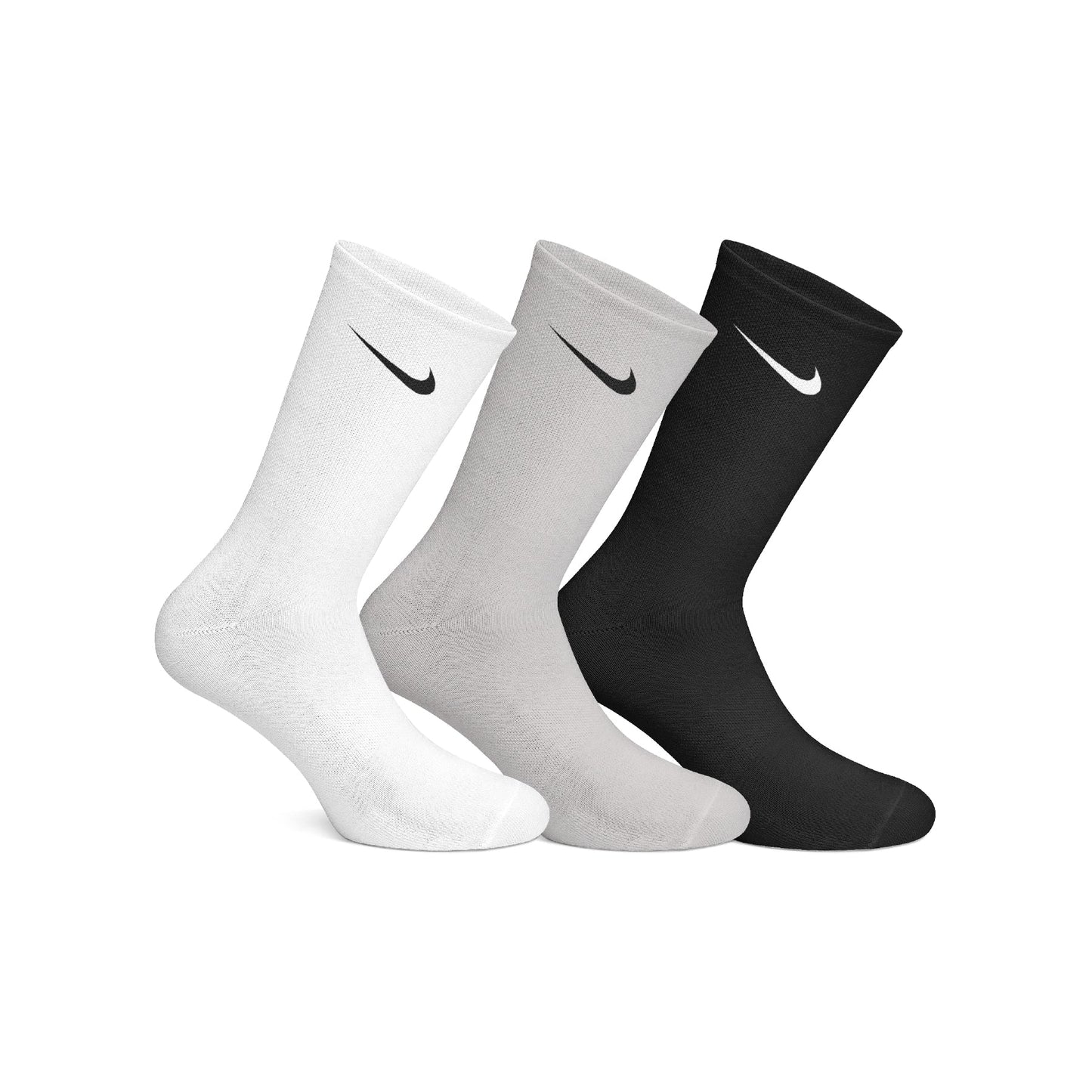 Cotton Basic Crew Socks - Pack Of 3
