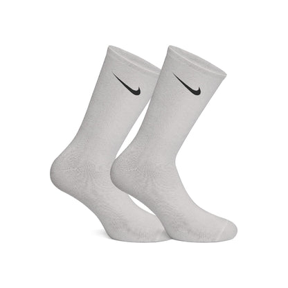 Cotton Basic Crew Socks – Grey