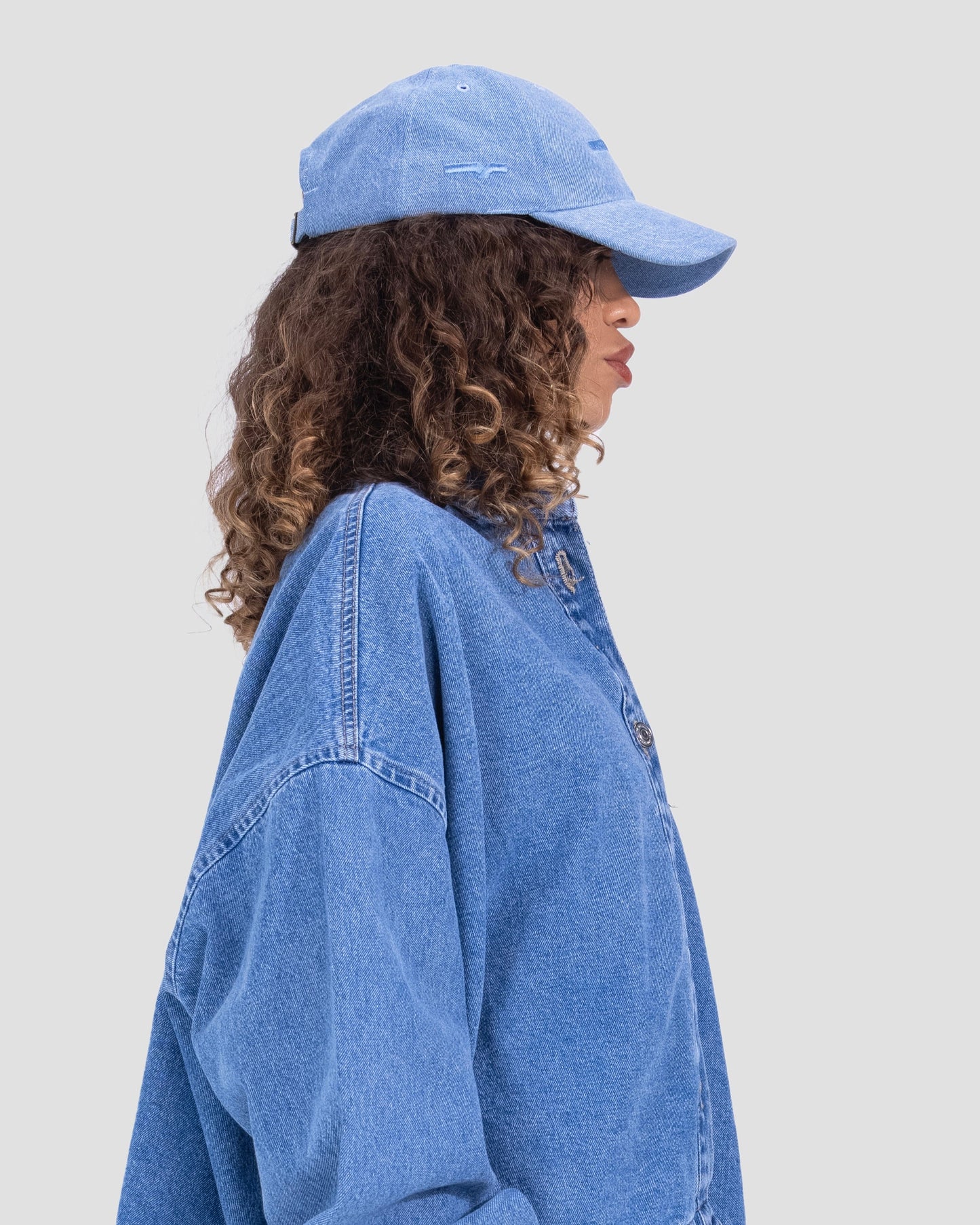 Cap Fashion Style - Washed Light Blue