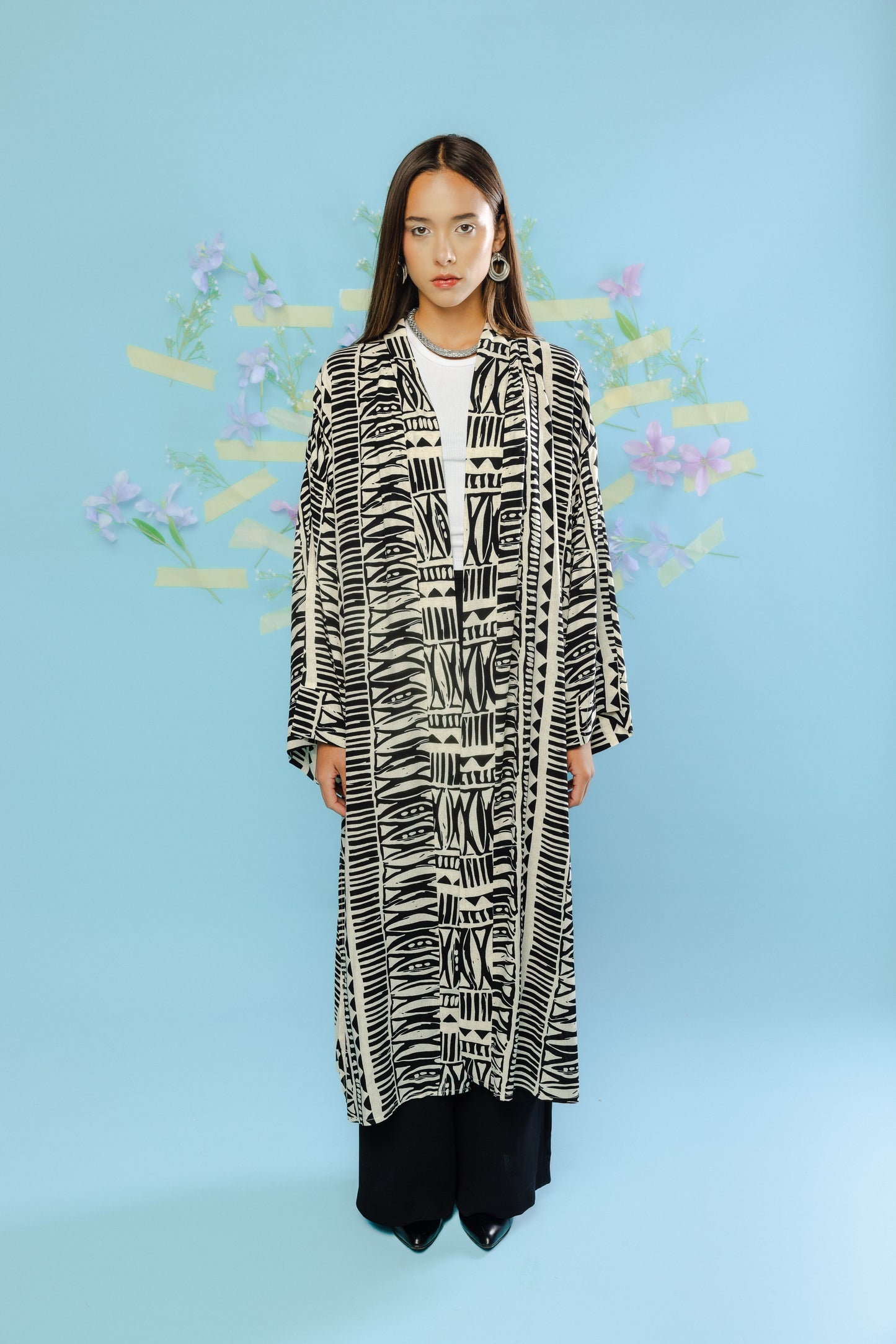 Viscose Kaya Kimono - Multicolor
