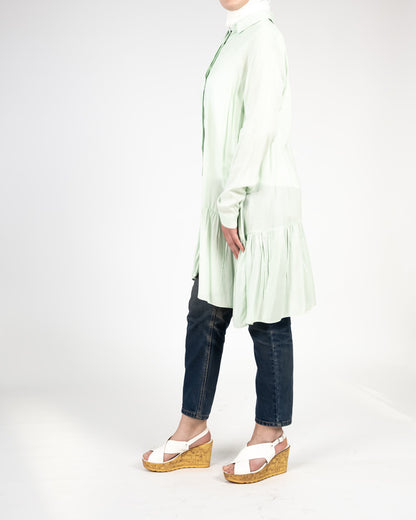 Viscose  Ruffle Shirt