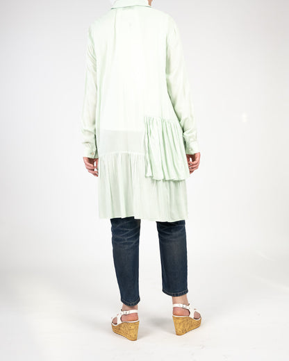 Viscose  Ruffle Shirt