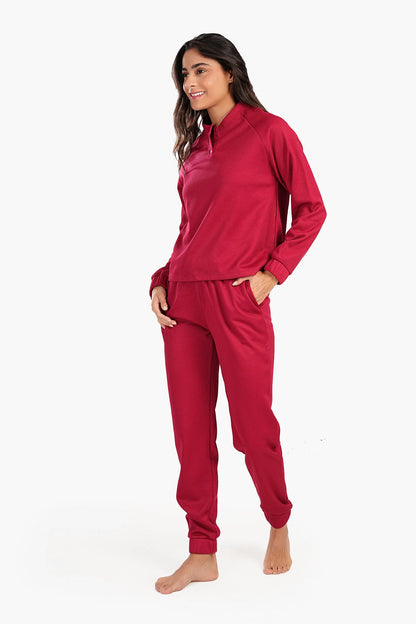 Pyjama Set with Button Closure