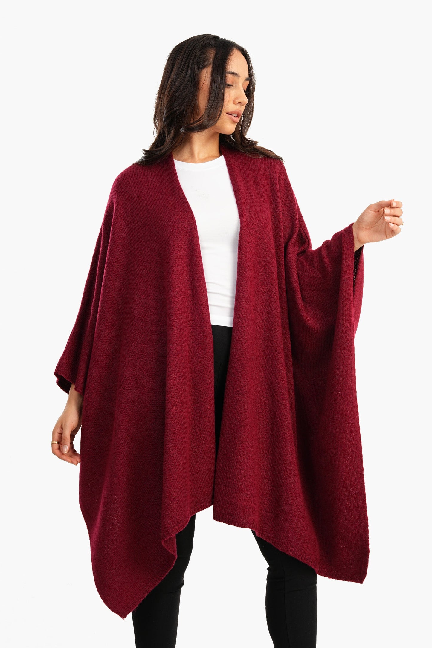 Wool Knitted Poncho