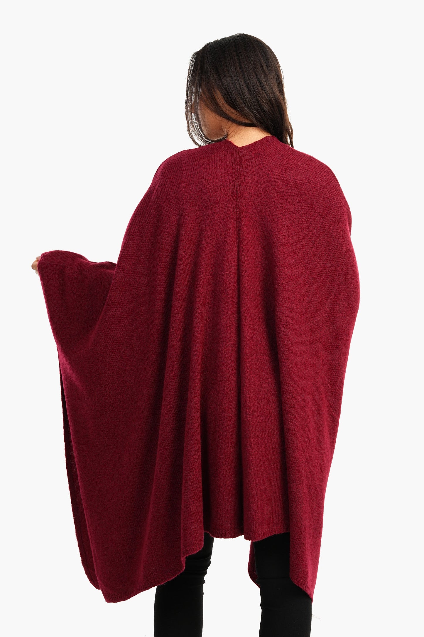 Wool Knitted Poncho