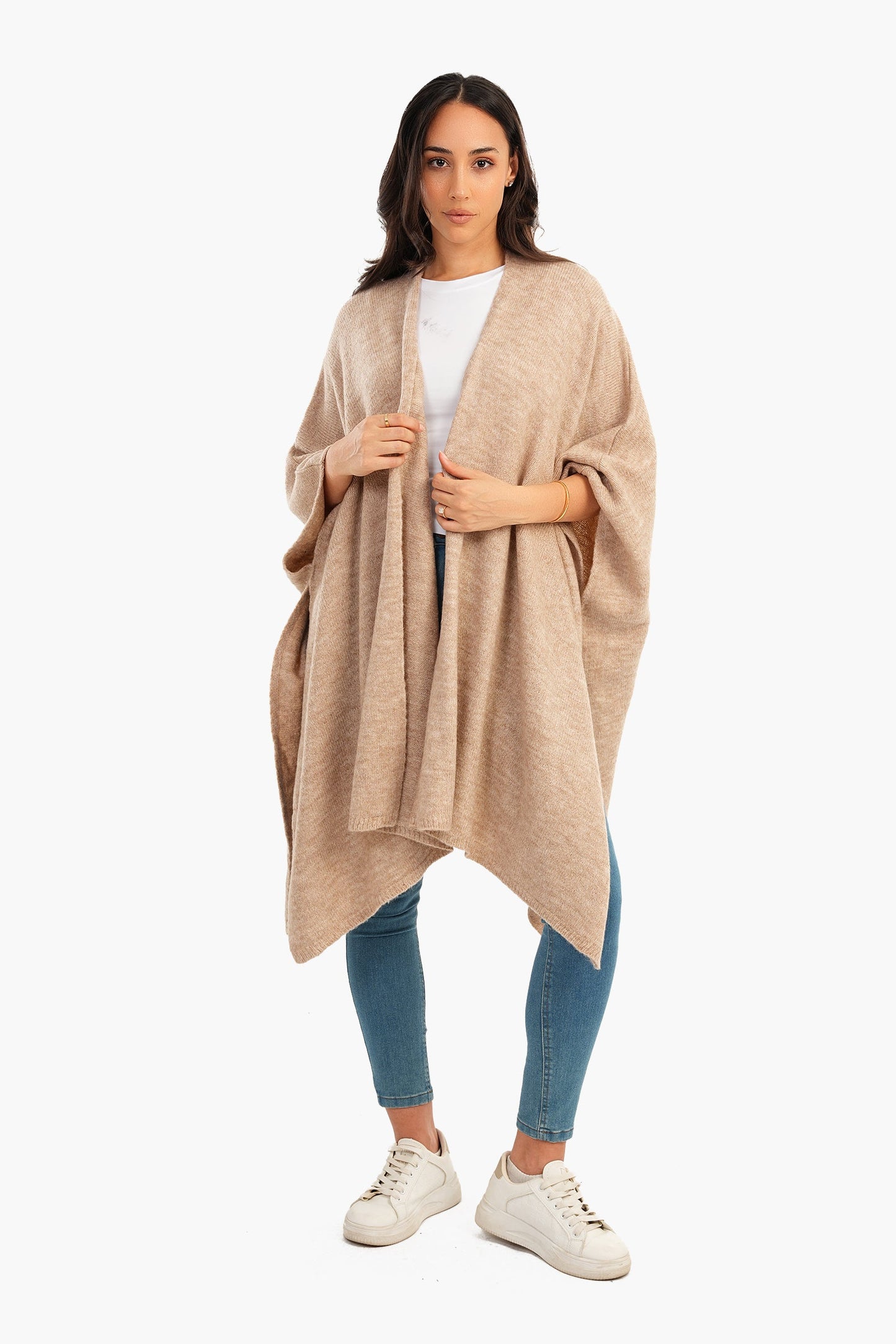 Wool Knitted Poncho