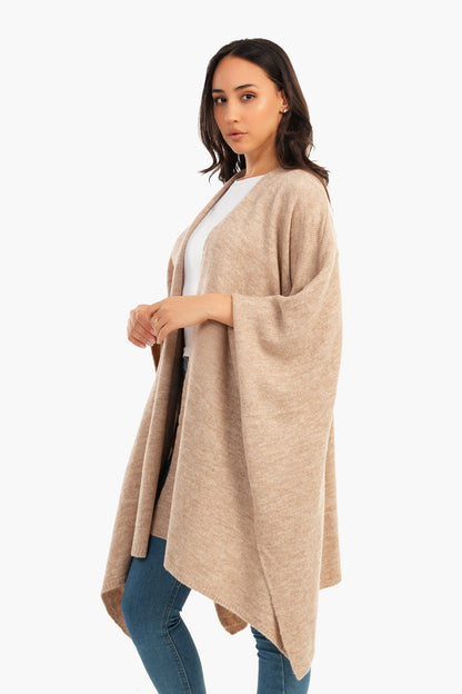 Wool Knitted Poncho