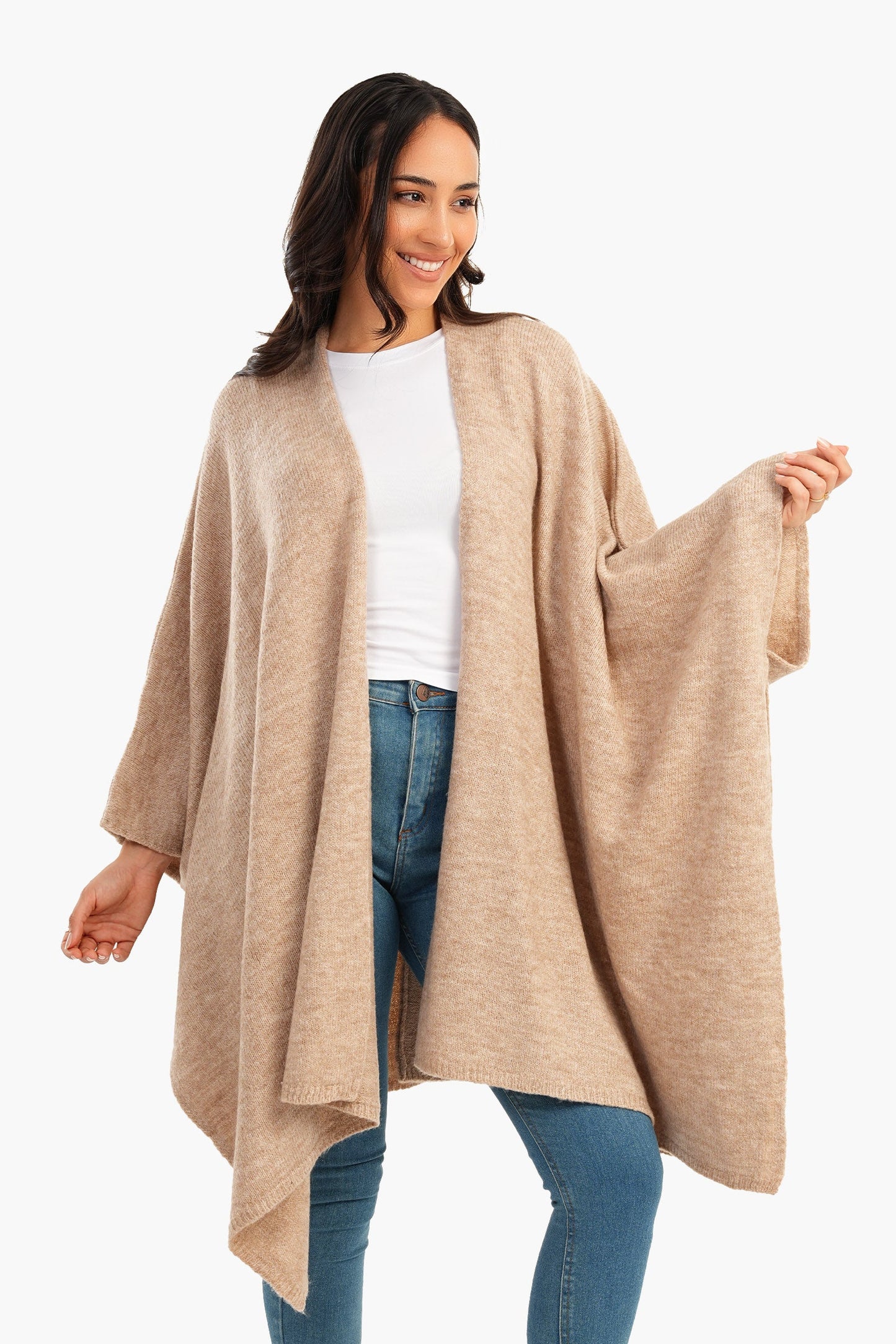 Wool Knitted Poncho