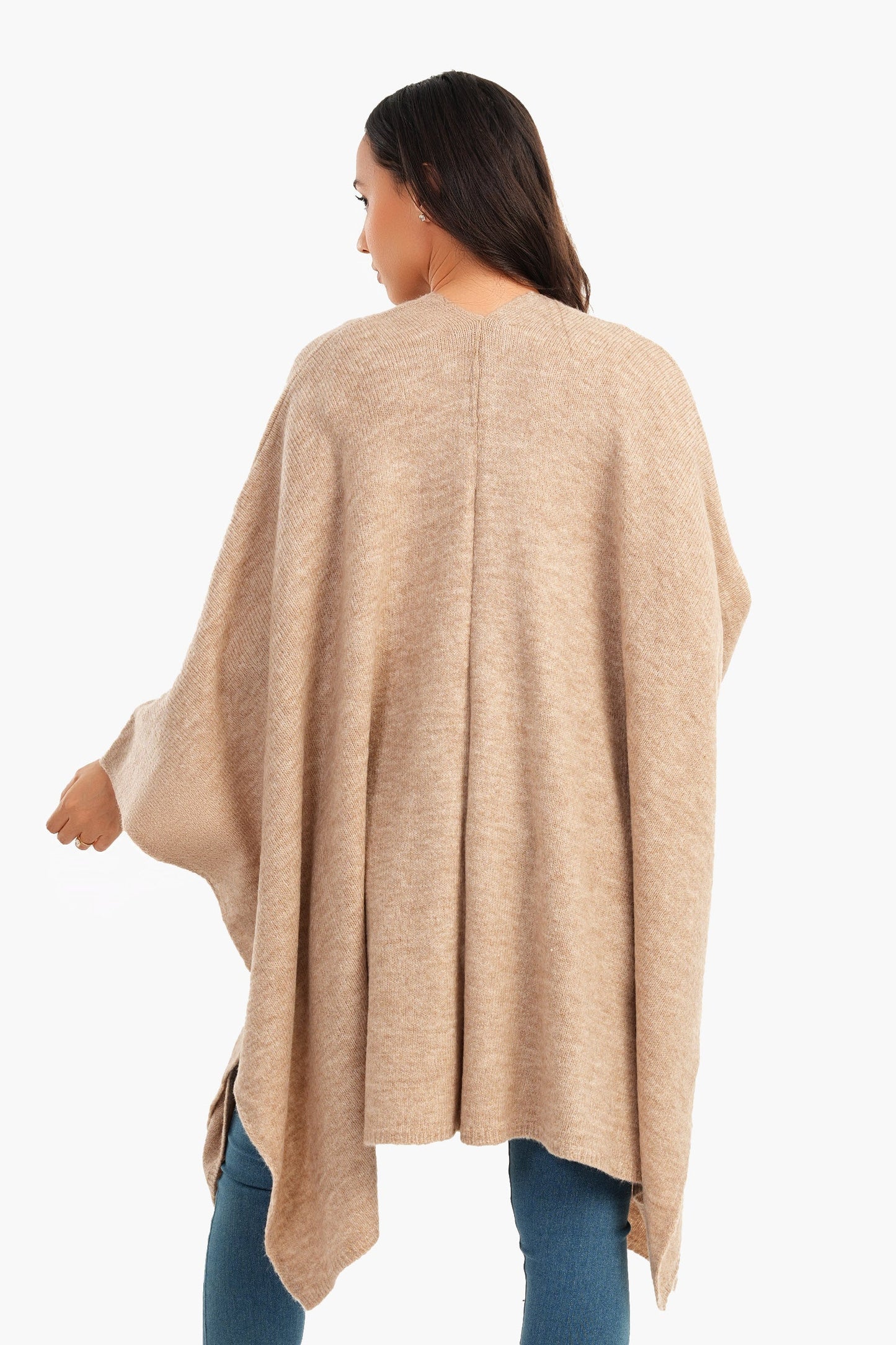 Wool Knitted Poncho