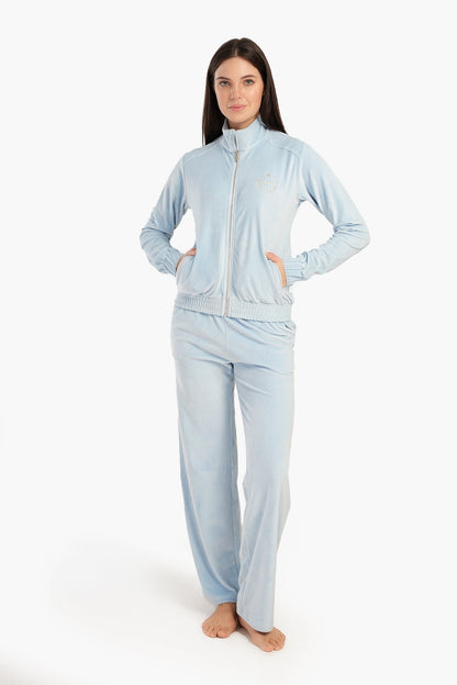 Queen Embroidery Pyjama Set