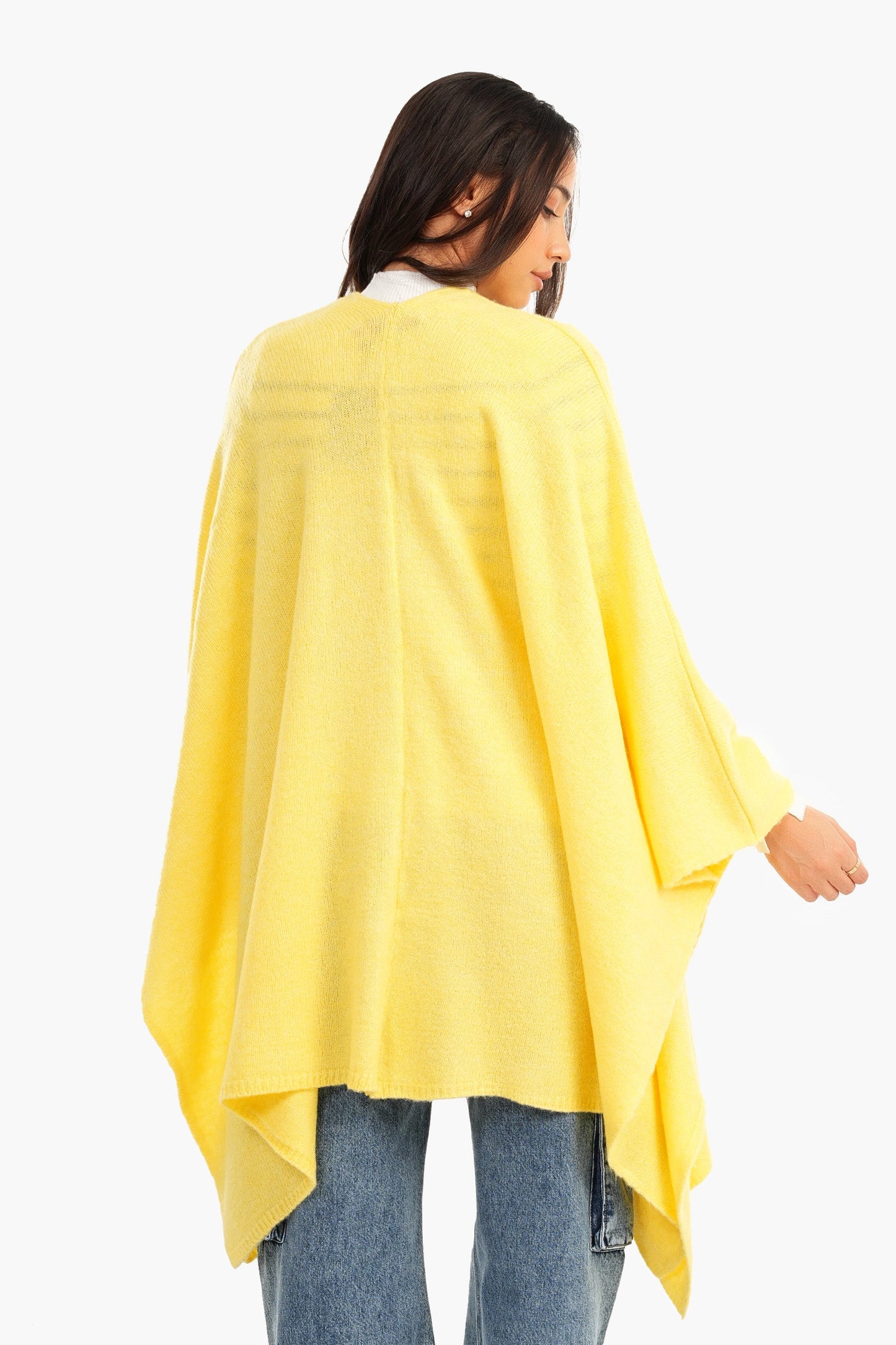 Wool Knitted Poncho