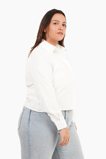 Poplin Cropped Shirt