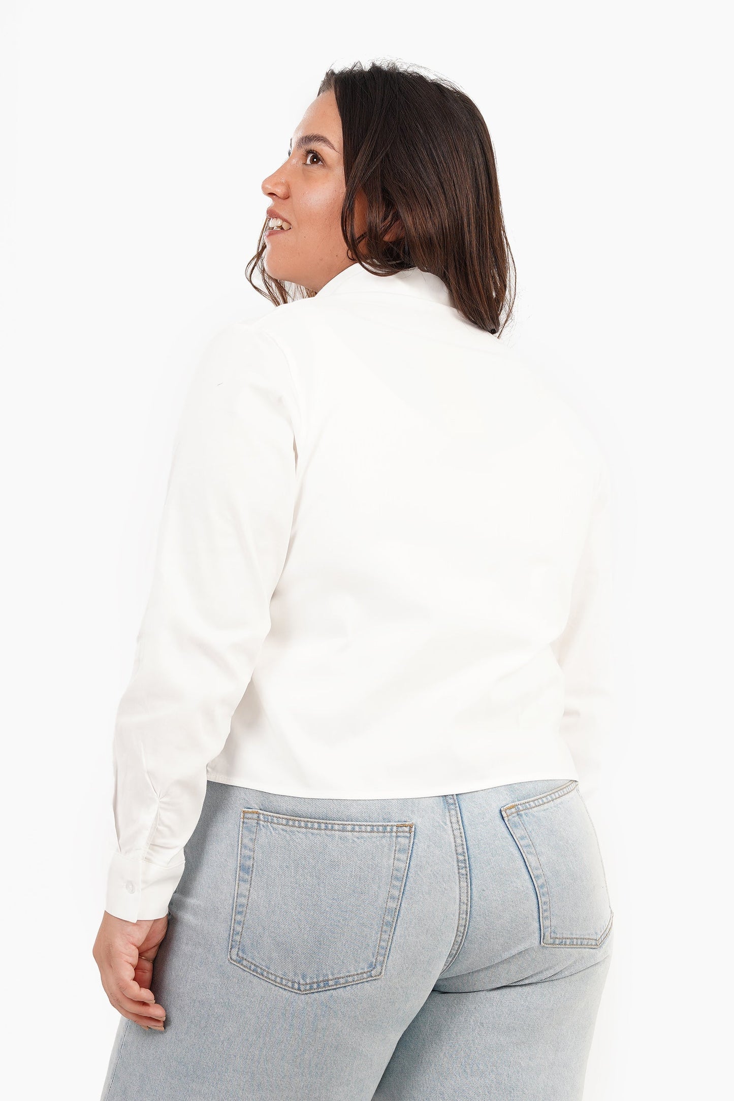 Poplin Cropped Shirt