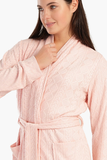 Jacquard Knitted Robe