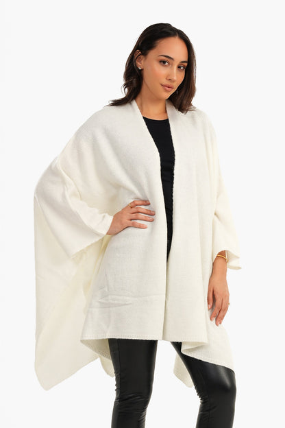 Wool Knitted Poncho