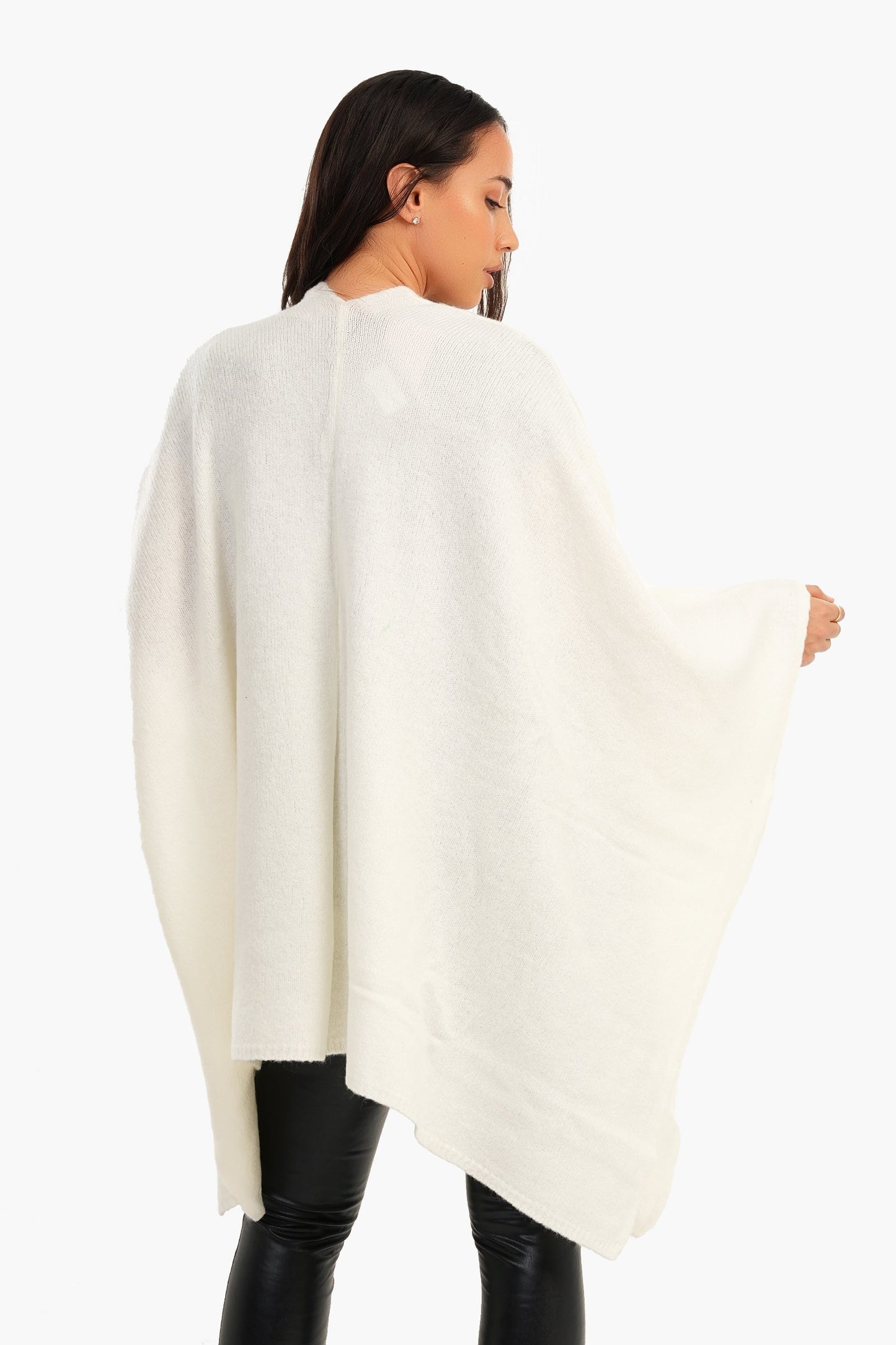 Wool Knitted Poncho