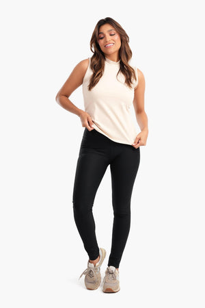 High Neck Slim Fit Top - Carina - ÙƒØ§Ø±ÙŠÙ†Ø§