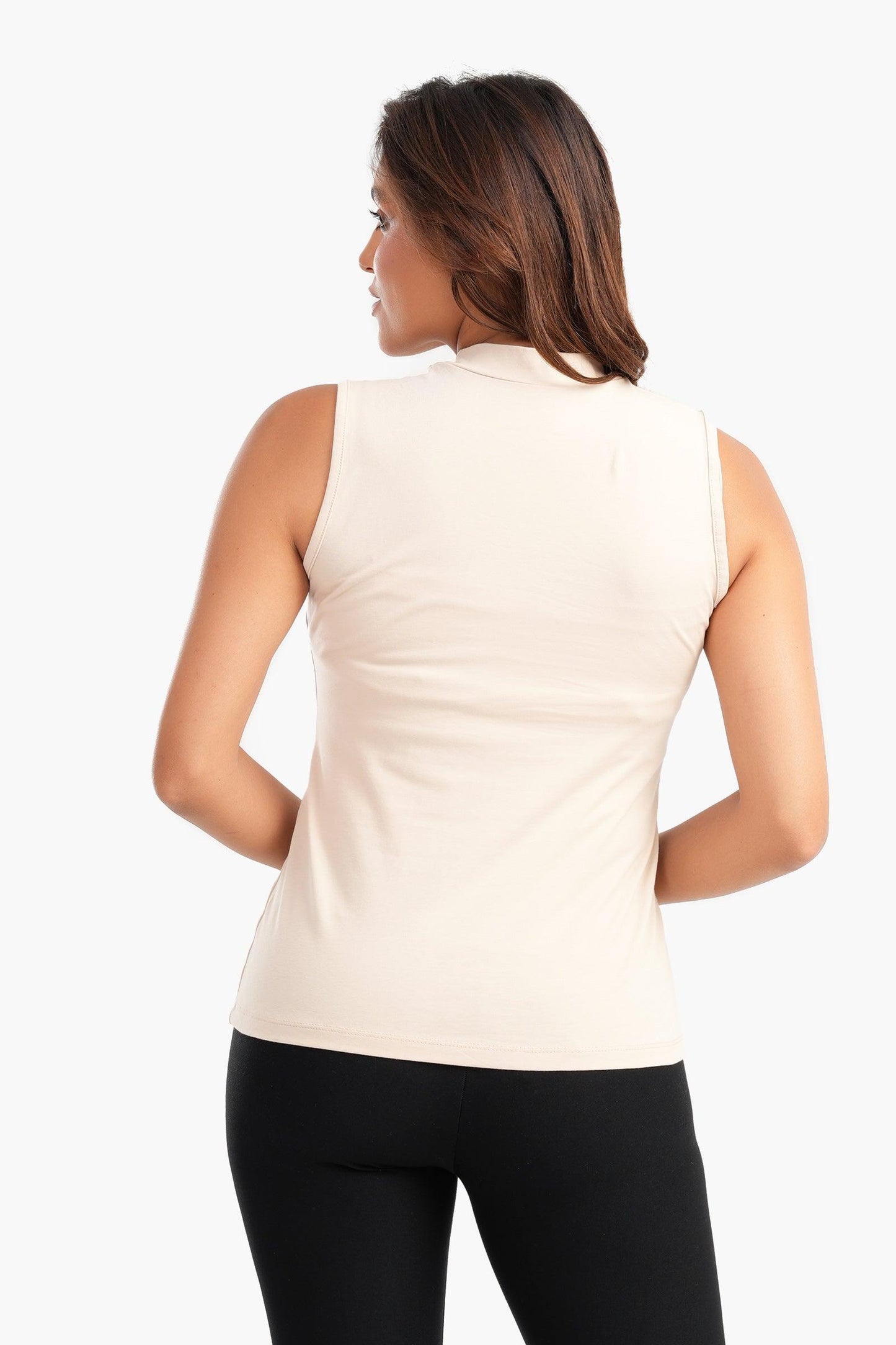 High Neck Slim Fit Top - Carina - ÙƒØ§Ø±ÙŠÙ†Ø§