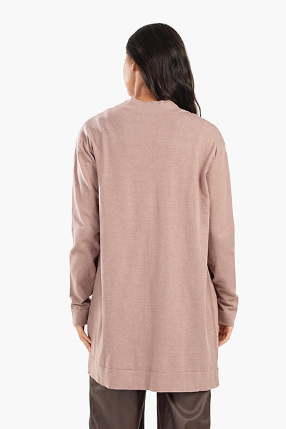 Drop Shoulder Trico Cardigan