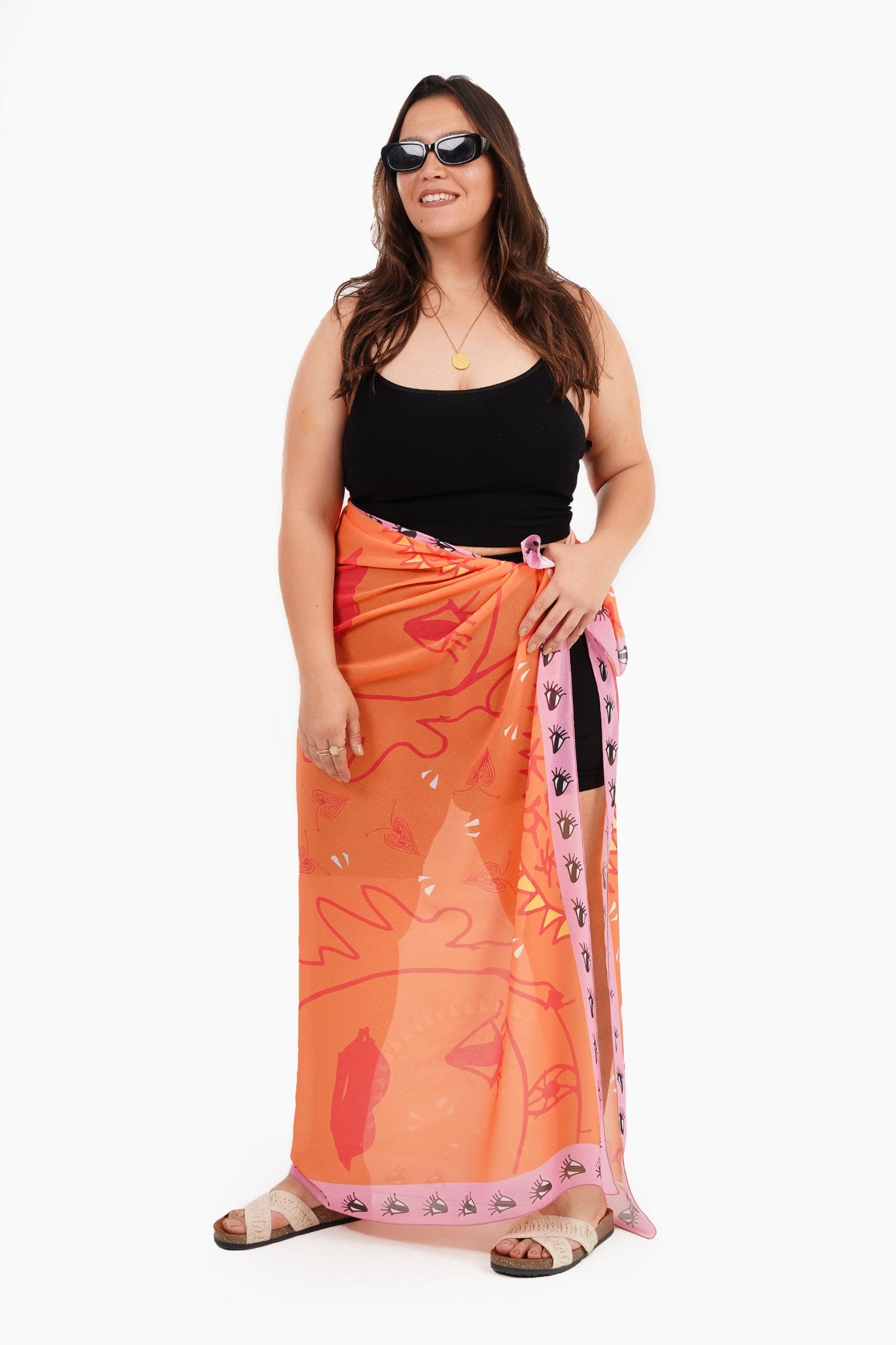 Chiffon Beach Cover Up Skirt